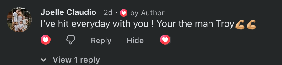 Member comment about Troy 12